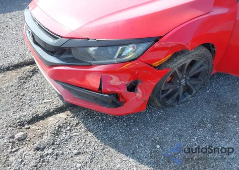 2020 Honda Civic Sport из США, поврежденный, VIN 2HGFC2F86LH555269